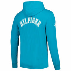 Miami Dolphins Tommy Hilfiger Morgan Long Sleeve Hoodie T-Shirt - Aqua Hoodies