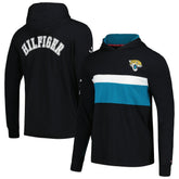 Jacksonville Jaguars Tommy Hilfiger Morgan Long Sleeve Hoodie T-Shirt - Black Hoodies