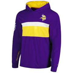 Minnesota Vikings Tommy Hilfiger Morgan Long Sleeve Hoodie T-Shirt - Purple Hoodies