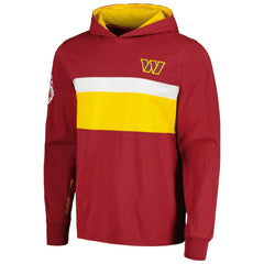 Washington Commanders Tommy Hilfiger Morgan Long Sleeve Hoodie T-Shirt - Burgundy Hoodies