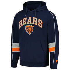 Chicago Bears Starter Captain Pullover Hoodie - Navy Hoodies