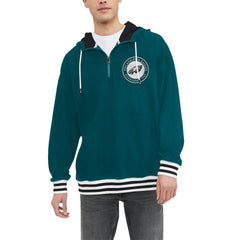 Philadelphia Eagles Tommy Hilfiger Midnight Aaron Quarter-Zip Hoodie - Green Hoodies