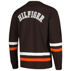 Cleveland Browns Tommy Hilfiger Nolan Long Sleeve T-Shirt - Brown/Orange T-shirts