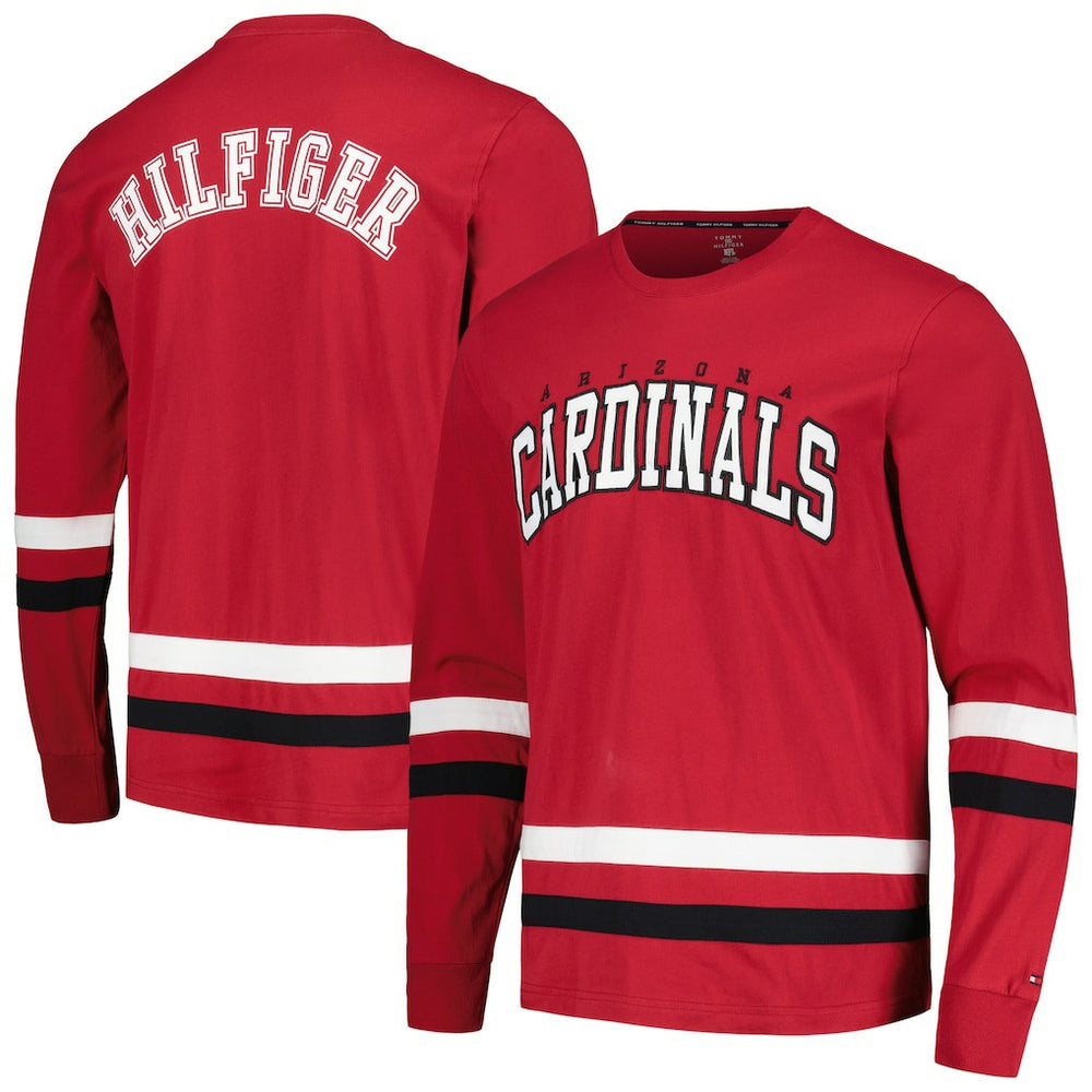 Arizona Cardinals Tommy Hilfiger Nolan Long Sleeve T-Shirt - Cardinal/Black T-shirts