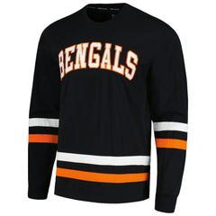 Cincinnati Bengals Tommy Hilfiger Nolan Long Sleeve T-Shirt - Black/Orange T-shirts