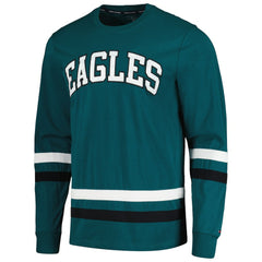 Philadelphia Eagles Tommy Hilfiger Nolan Long Sleeve T-Shirt - Midnight Green/Black T-shirts