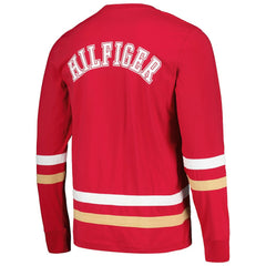 San Francisco 49ers Tommy Hilfiger Nolan Long Sleeve T-Shirt - Red/Gold T-shirts