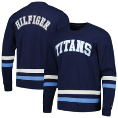 Tennessee Titans Tommy Hilfiger Nolan Long Sleeve T-Shirt - Navy/Light Blue T-shirts