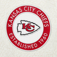 Kansas City Chiefs Tommy Hilfiger Jordan Sherpa Quarter-Zip Sweatshirt - Cream Sweatshirts