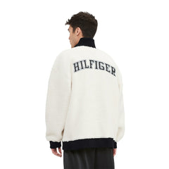 Las Vegas Raiders Tommy Hilfiger Jordan Sherpa Quarter-Zip Sweatshirt - Cream Sweatshirts