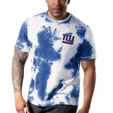 New York Giants MSX by Michael Strahan Freestyle Tie-Dye T-Shirt - Royal T-shirts