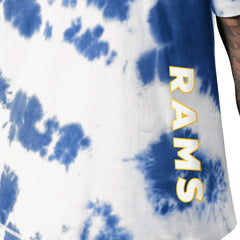 Los Angeles Rams MSX by Michael Strahan Freestyle Tie-Dye T-Shirt - Royal T-shirts
