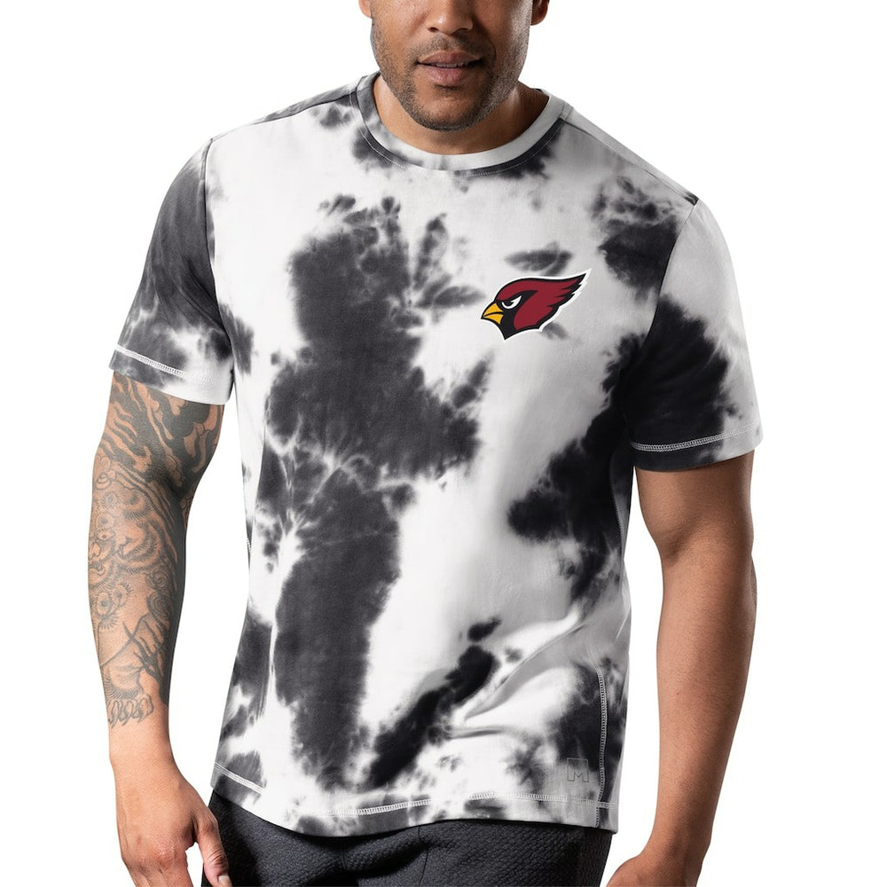 Arizona Cardinals MSX by Michael Strahan Freestyle Tie-Dye T-Shirt - Black T-shirts