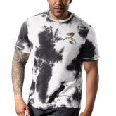 Los Angeles Chargers MSX by Michael Strahan Freestyle Tie-Dye T-Shirt - Black T-shirts