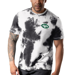 New York Jets MSX by Michael Strahan Freestyle Tie-Dye T-Shirt - Black T-shirts