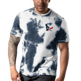 Houston Texans MSX by Michael Strahan Freestyle Tie-Dye T-Shirt - Navy T-shirts