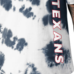 Houston Texans MSX by Michael Strahan Freestyle Tie-Dye T-Shirt - Navy T-shirts