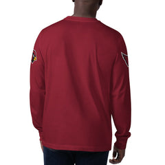 Arizona Cardinals Starter Clutch Hit Long Sleeve T-Shirt - Cardinal T-shirts