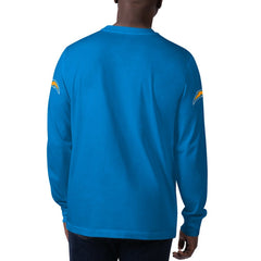 Los Angeles Chargers Starter Clutch Hit Long Sleeve T-Shirt - Powder Blue T-shirts
