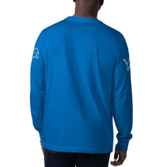 Detroit Lions Starter Clutch Hit Long Sleeve T-Shirt - Blue T-shirts