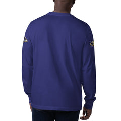 Baltimore Ravens Starter Clutch Hit Long Sleeve T-Shirt - Purple T-shirts