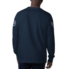 Tennessee Titans Starter Clutch Hit Long Sleeve T-Shirt - Navy T-shirts