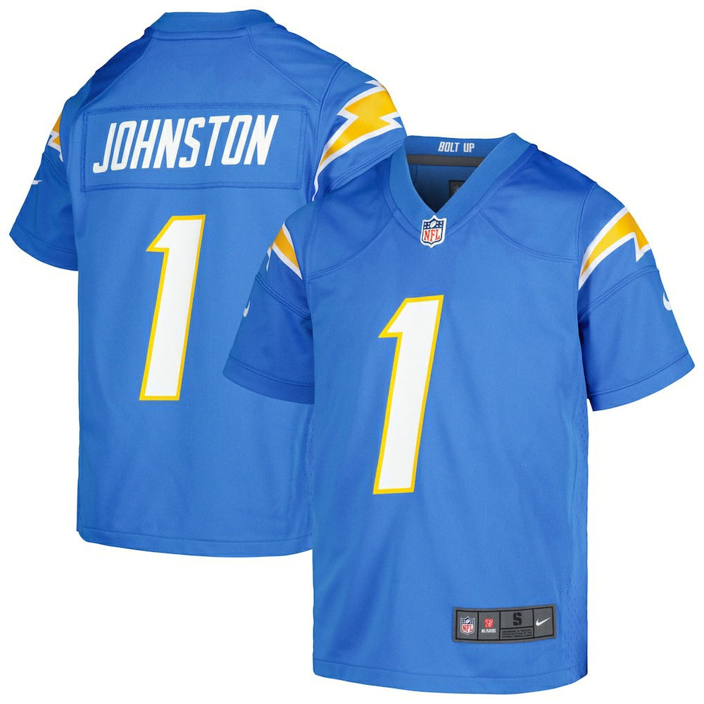 Quentin Johnston Los Angeles Chargers Youth Game Jersey - Powder Blue Jerseys