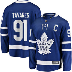 John Tavares Toronto Maple Leafs Fanatics Captain Patch Home Breakaway Jersey - Blue | US 200119708