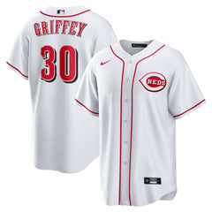 Ken Griffey Jr. Cincinnati Reds Nike Home Retired Player Replica Jersey - White Jerseys