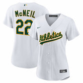 Jeff McNeil Athletics Nike Women's Home Replica Jersey - White Jerseys