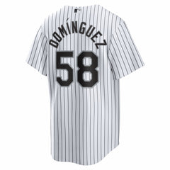 Seranthony Domínguez Chicago White Sox Nike Home Replica Jersey - White Jerseys