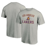 Los Angeles Lakers Victory Arch T-Shirt Heather Gray
