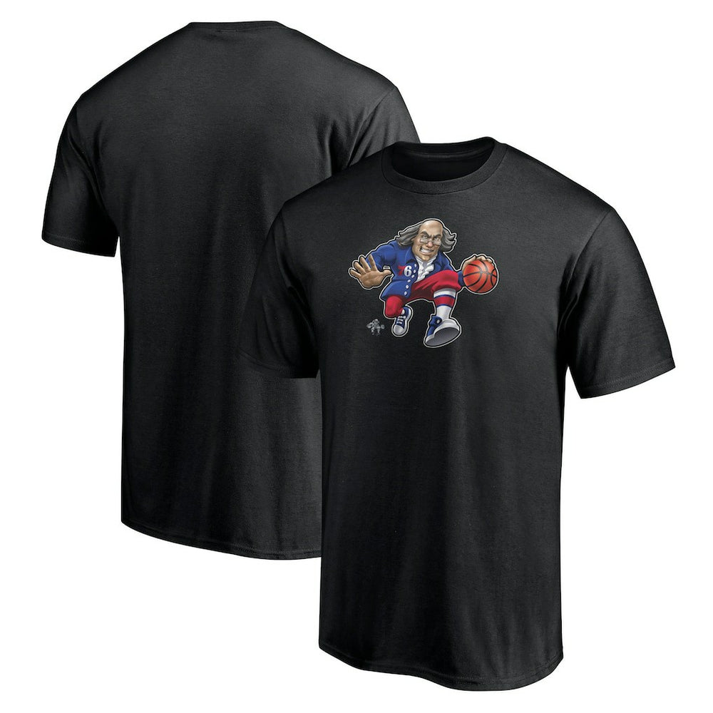 Philadelphia 76ers Midnight Mascot T-Shirt Black outlet