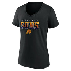 Phoenix Suns Women's Hometown Collection Sunrise V-Neck T-Shirt Black