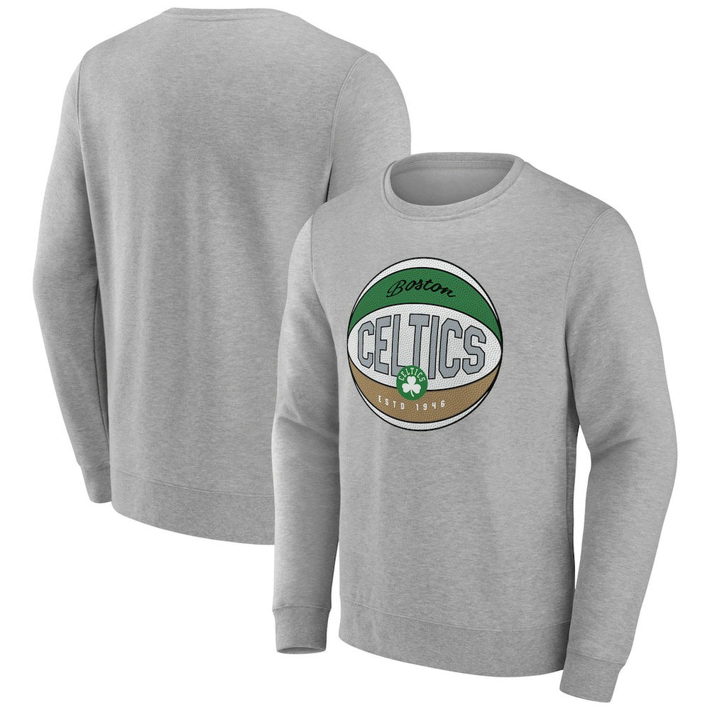 Boston Celtics Hard Color Pullover Sweatshirt Gray outlet