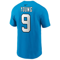 Bryce Young Carolina Panthers Player Name & Number T-Shirt - Blue T-shirts