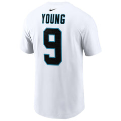 Bryce Young Carolina Panthers Player Name & Number T-Shirt - White T-shirts