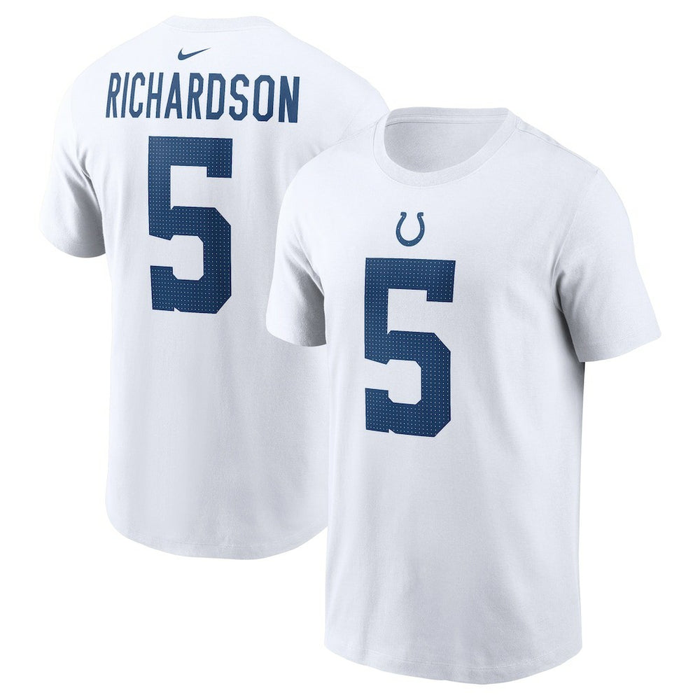 Anthony Richardson Indianapolis Colts Player Name & Number T-Shirt - White T-shirts
