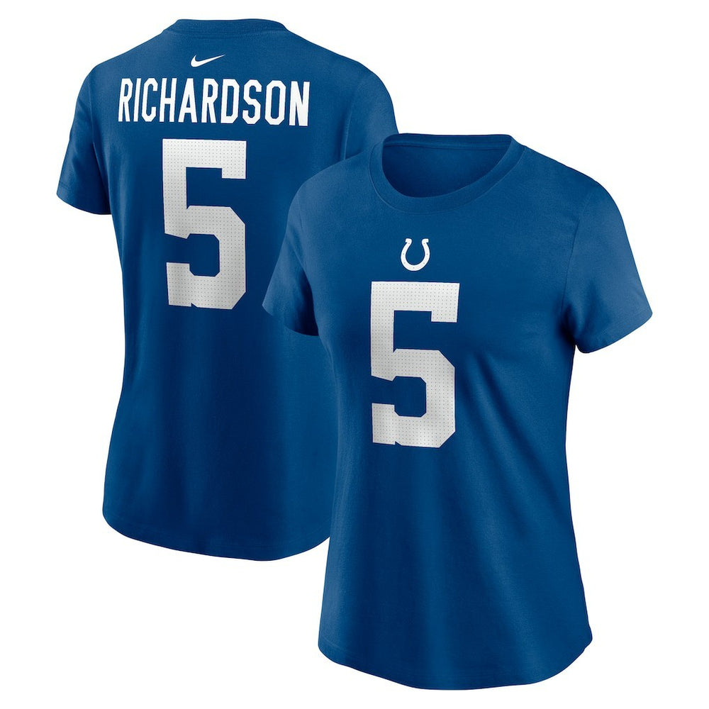 Anthony Richardson Indianapolis Colts Women's Player Name & Number T-Shirt - Royal T-shirts