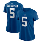 Anthony Richardson Indianapolis Colts Women's Player Name & Number T-Shirt - Royal T-shirts