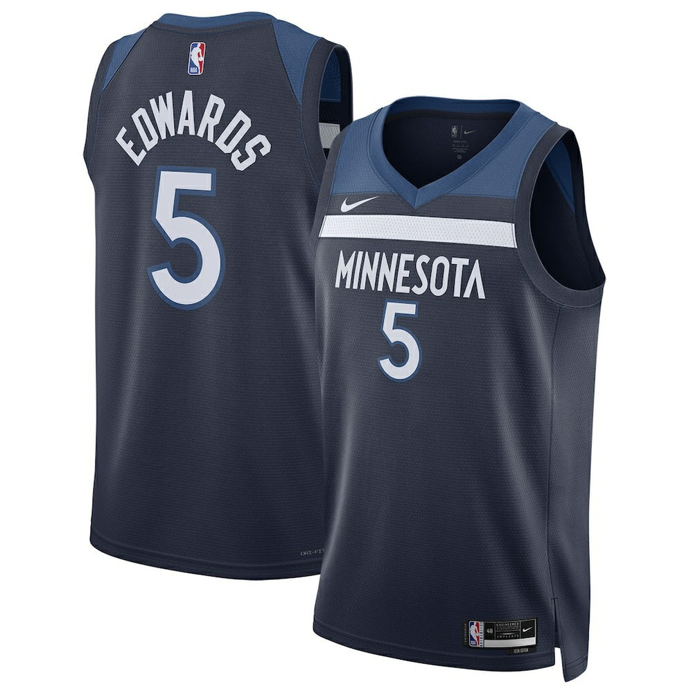 Anthony Edwards Minnesota Timberwolves Unisex Swingman Jersey Icon Edition Navy - Nike outlet