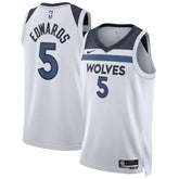 Anthony Edwards Minnesota Timberwolves Unisex Swingman Jersey Association Edition White - Nike