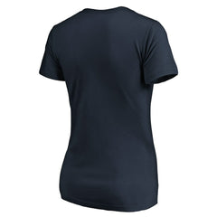 Chicago Bears Women's Script V-Neck T-Shirt - Navy T-shirts