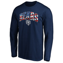 Chicago Bears Banner Wave Long Sleeve T-Shirt - Navy T-shirts