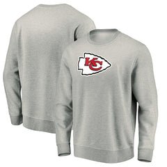 Kansas City Chiefs Pullover Sweatshirt - Gray Pullover