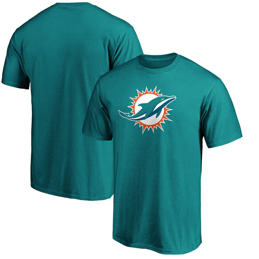 Miami Dolphins Primary Logo T-Shirt - Aqua T-shirts