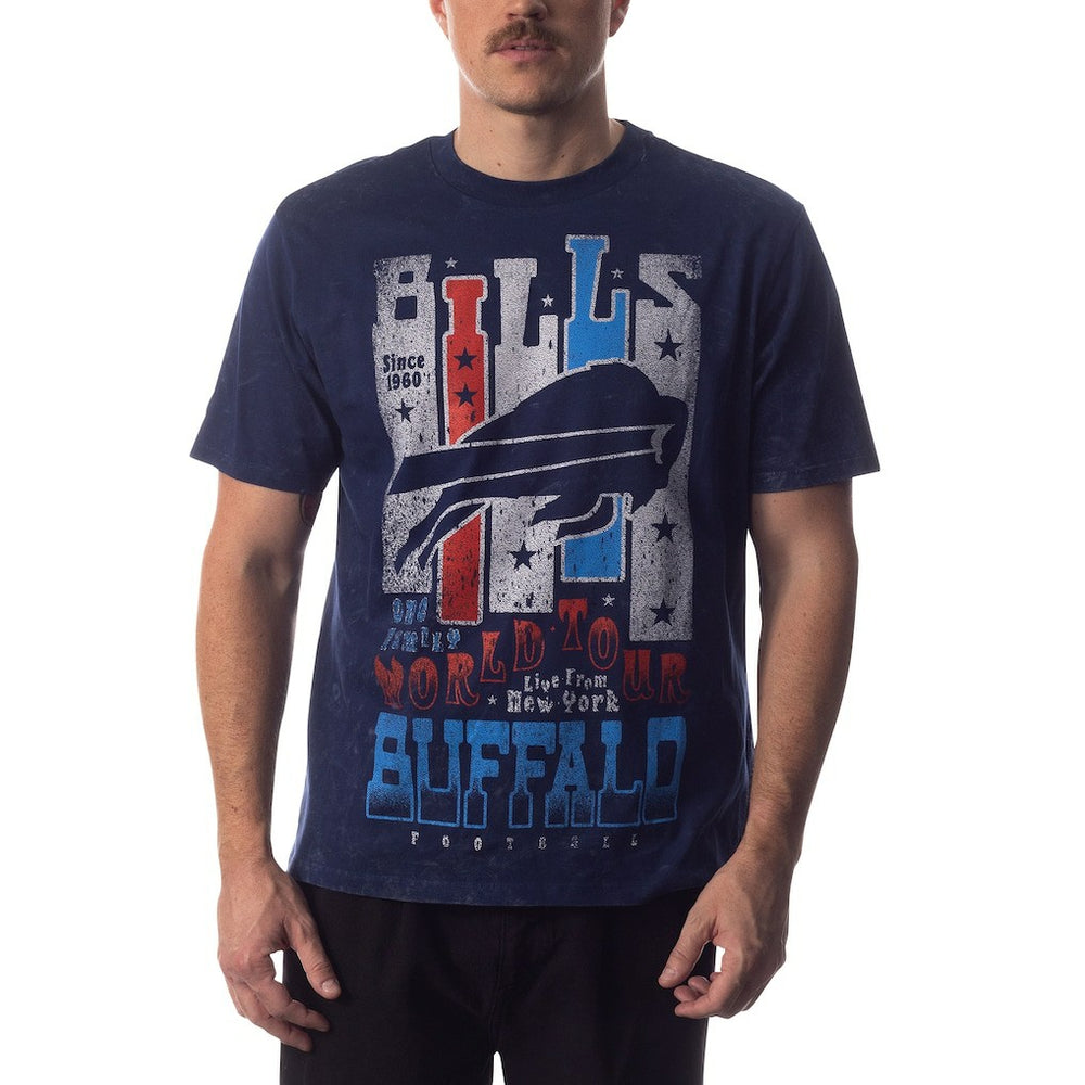 Buffalo Bills The Wild Collective Unisex Tour Band T-Shirt - Navy T-shirts