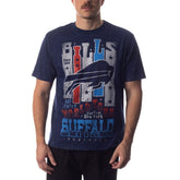 Buffalo Bills The Wild Collective Unisex Tour Band T-Shirt - Navy T-shirts