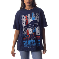 Buffalo Bills The Wild Collective Unisex Tour Band T-Shirt - Navy T-shirts