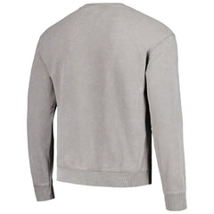 Carolina Panthers The Wild Collective Unisex Distressed Pullover Sweatshirt - Gray Pullover